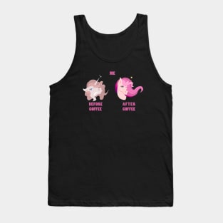 Unicorns need caffee Tank Top